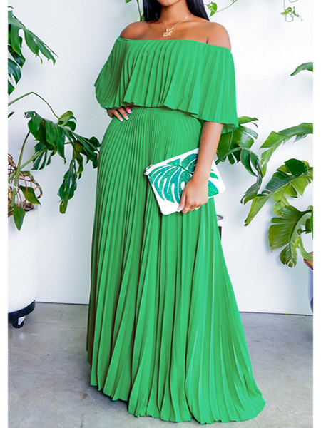 Pleated Off the Shoulder Dress
HWFMPZ3LF3