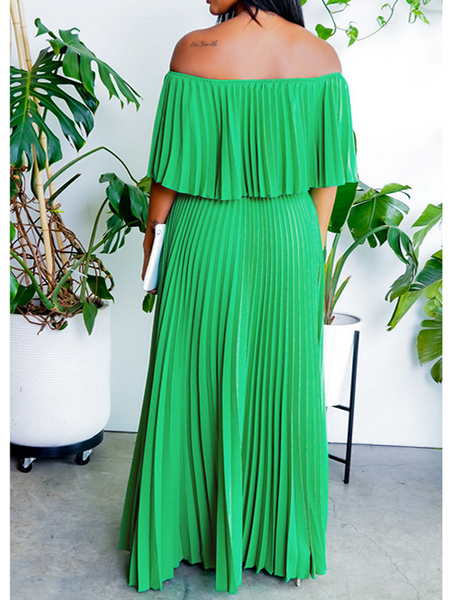 Pleated Off the Shoulder Dress
HWFMPZ3LF3