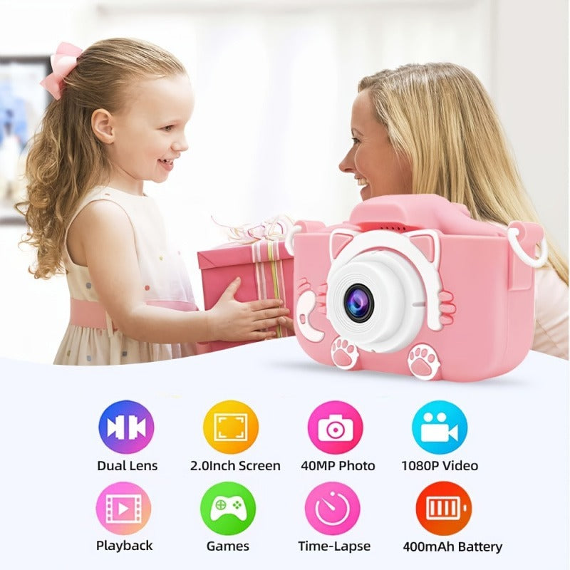 Fun Cat Camera That Can Take Photos, Record Videos, And Has 8 Filters For Selfie Mode