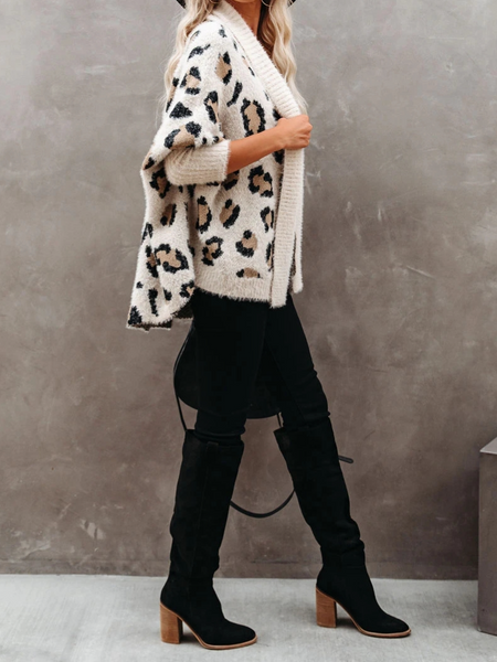 Leopard Print Knit Sweater
HFLHHSEDNQ