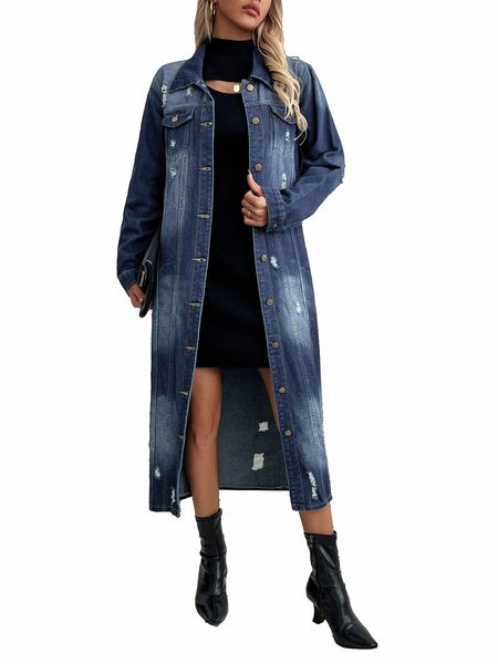 Retro Slim Long Coat
HWFWECSF33