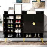 U-Can Shoe Cabinet with Doors, 11-Tier Storage  Entryway