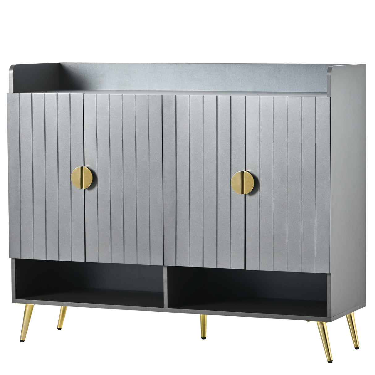 U-Can Shoe Cabinet with Doors, 11-Tier Storage  Entryway