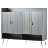 U-Can Shoe Cabinet with Doors, 11-Tier Storage  Entryway