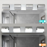 Modern Bathroom Vanity Lighting 4-Light LED Vanity Lights Over Mirror Bath Wall Lighting