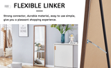 Third generation packaging upgrade, thickened border, brown wood grain solid wood frame full length mirror, dressing mirror, bedroom entrance, decorative mirror, and floor standing mirror. 57.9"*18.1"