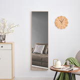 The3rd generation packaging upgrade includes a light oak solid wood frame full length mirror, dressing mirror, bedroom entrance, decorative mirror, clothing store, and floor mounted mirror. 60" *17.3"