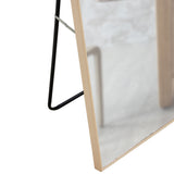 The3rd generation packaging upgrade includes a light oak solid wood frame full length mirror, dressing mirror, bedroom entrance, decorative mirror, clothing store, and floor mounted mirror. 60" *17.3"
