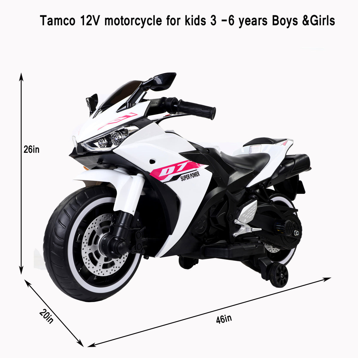 Tamco Electric motorcycle/ 12V Kids toys