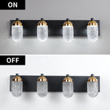 Vanity Lights With 4 LED Bulbs For Bathroom Lighting