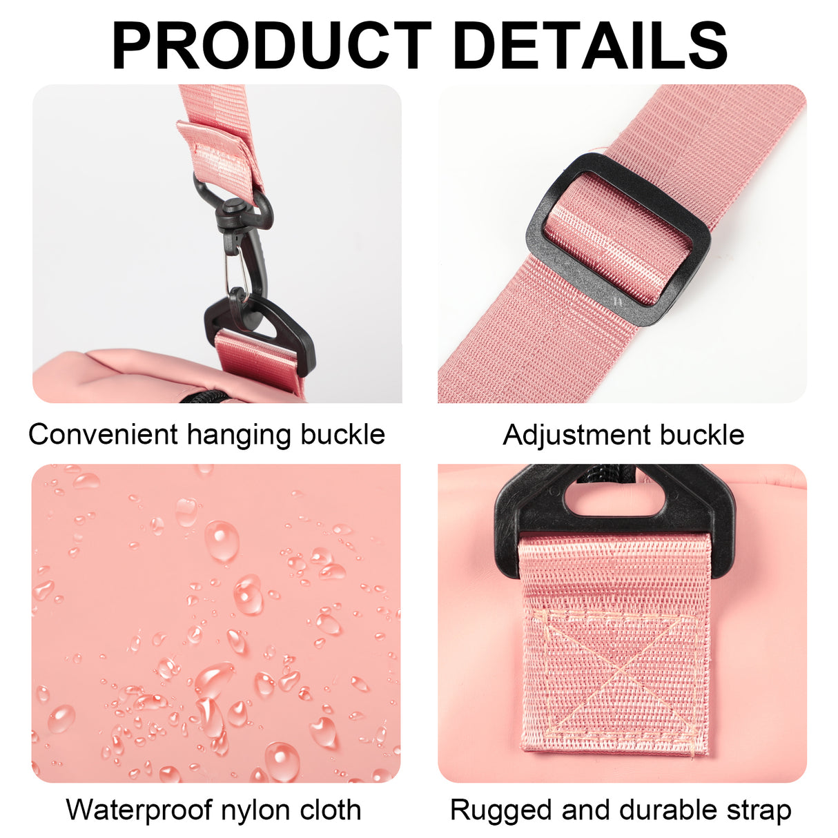 YSSOA Gym Bag for Women Pink