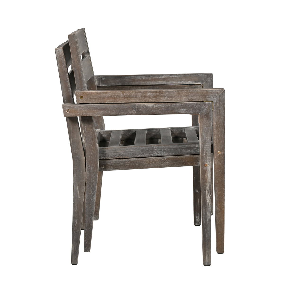U_Style  Acacia Wood Outdoor Dining Table And Chairs Suitable For Patio, Balcony Or Backyard