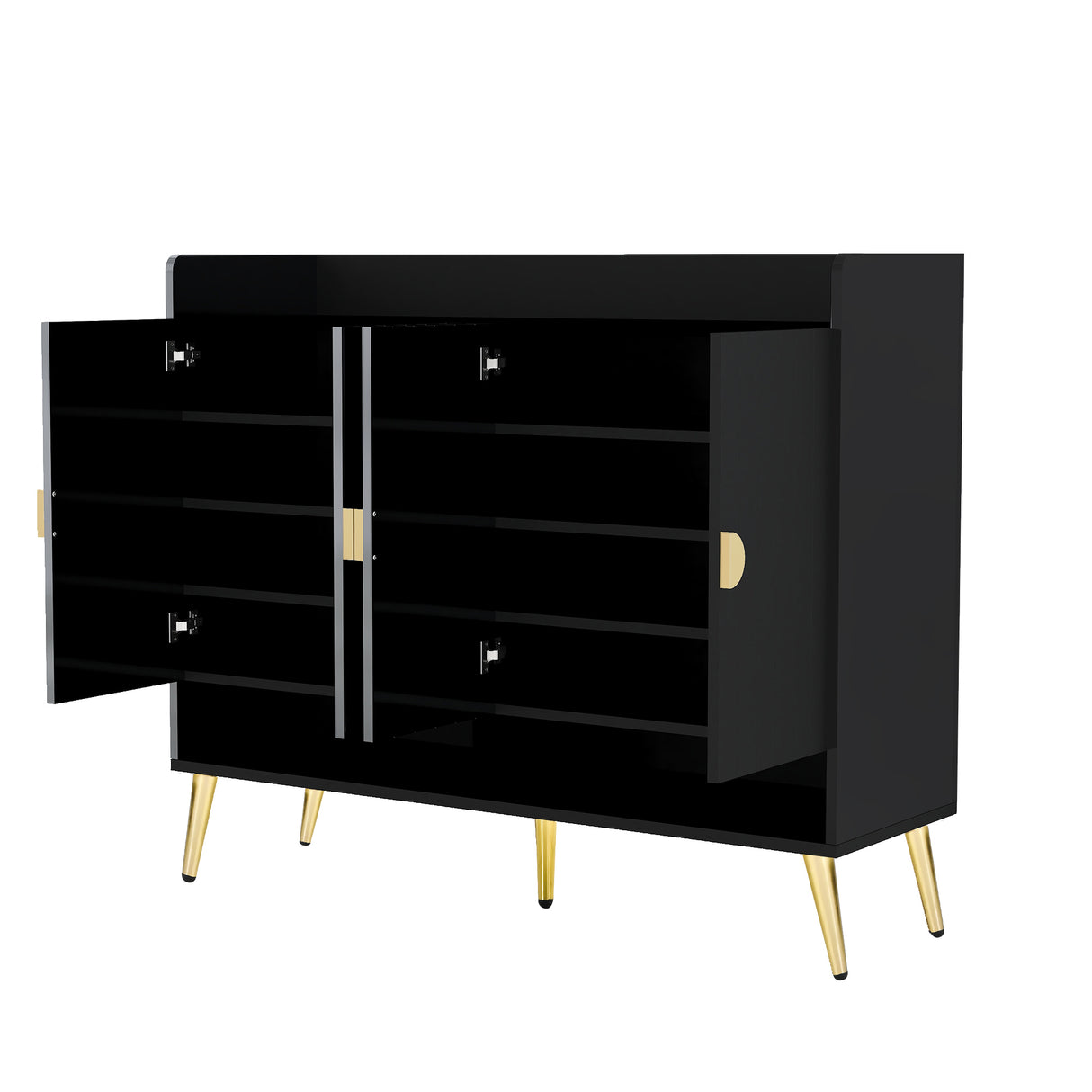 U-Can Shoe Cabinet with Doors, 11-Tier Storage  Entryway