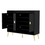 U-Can Shoe Cabinet with Doors, 11-Tier Storage  Entryway
