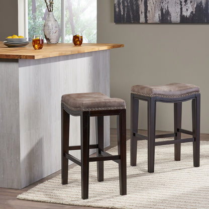 TIFFIN STUDDED COUNTER STOOL MP2 (set of 2)