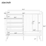 U-Can Shoe Cabinet with Doors, 11-Tier Storage  Entryway