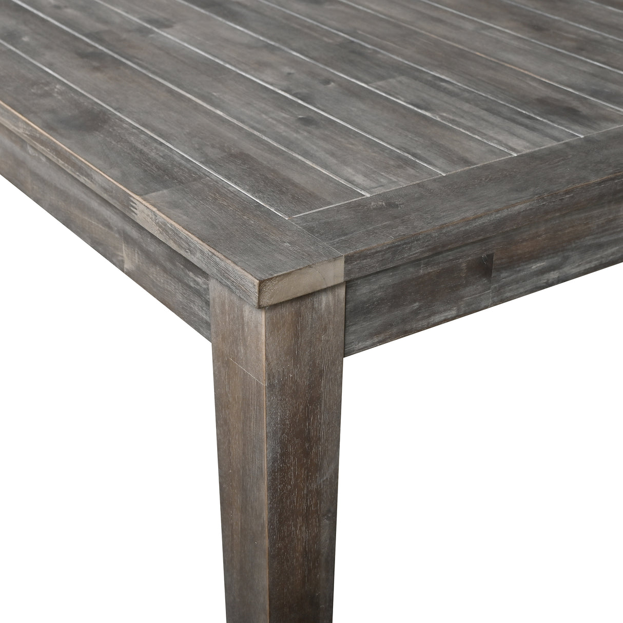 U_Style  Acacia Wood Outdoor Dining Table And Chairs Suitable For Patio, Balcony Or Backyard