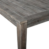 U_Style  Acacia Wood Outdoor Dining Table And Chairs Suitable For Patio, Balcony Or Backyard