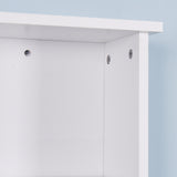 Wall Mount Medicine Cabinet with a Door, Wooden Bathroom Storage Cabinet with Adjustable Shelf