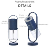 Magic Shadow USB Air Humidifier For Home With Projection Night Lights Ultrasonic Car Mist