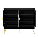 U-Can Shoe Cabinet with Doors, 11-Tier Storage  Entryway