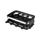 1500W Raclette Grill 8 People Grill Plate Non-stick Coated, Raclette With 8 Mini Raclette Pans, Infinitely Adjustable Temperature