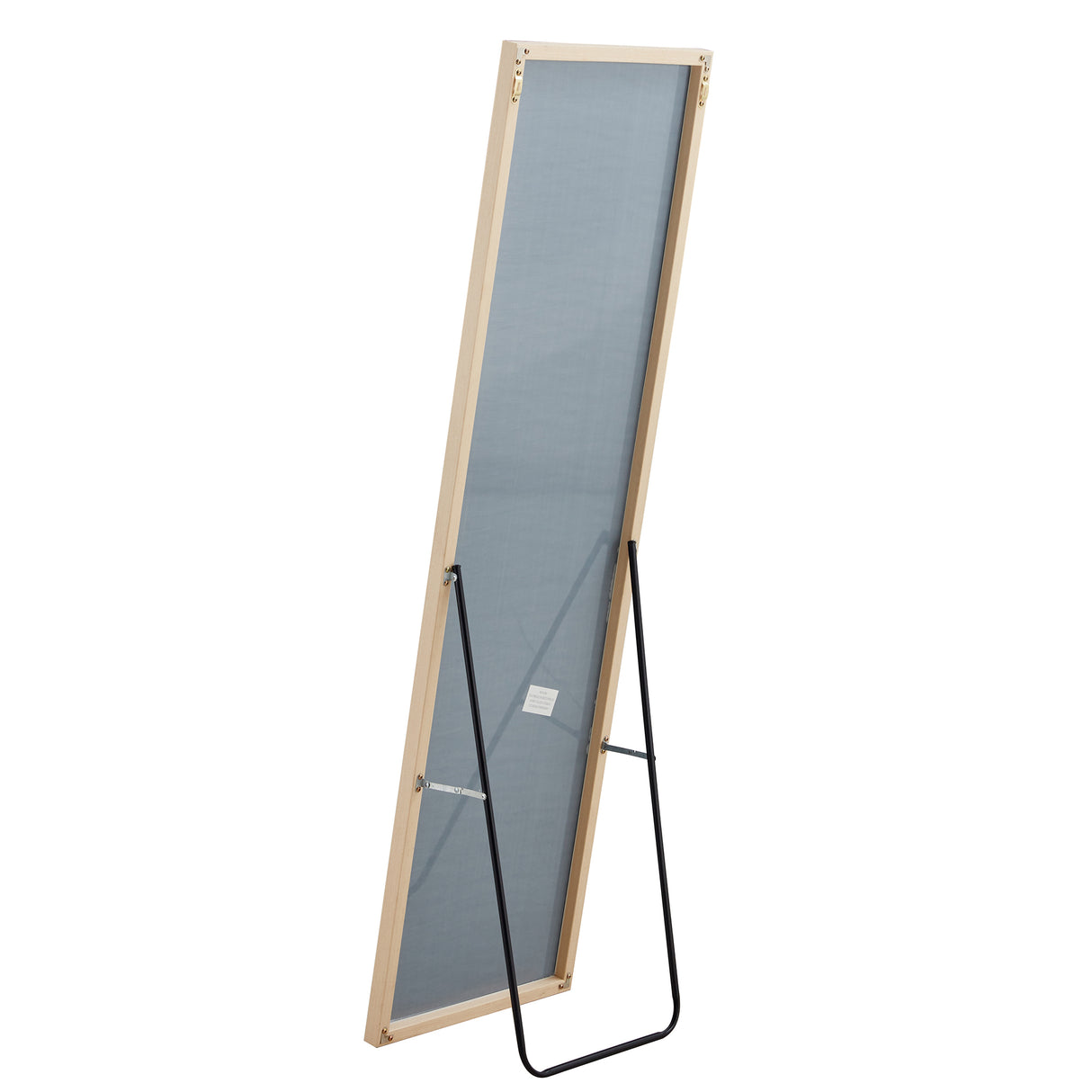 The3rd generation packaging upgrade includes a light oak solid wood frame full length mirror, dressing mirror, bedroom entrance, decorative mirror, clothing store, and floor mounted mirror. 60" *17.3"