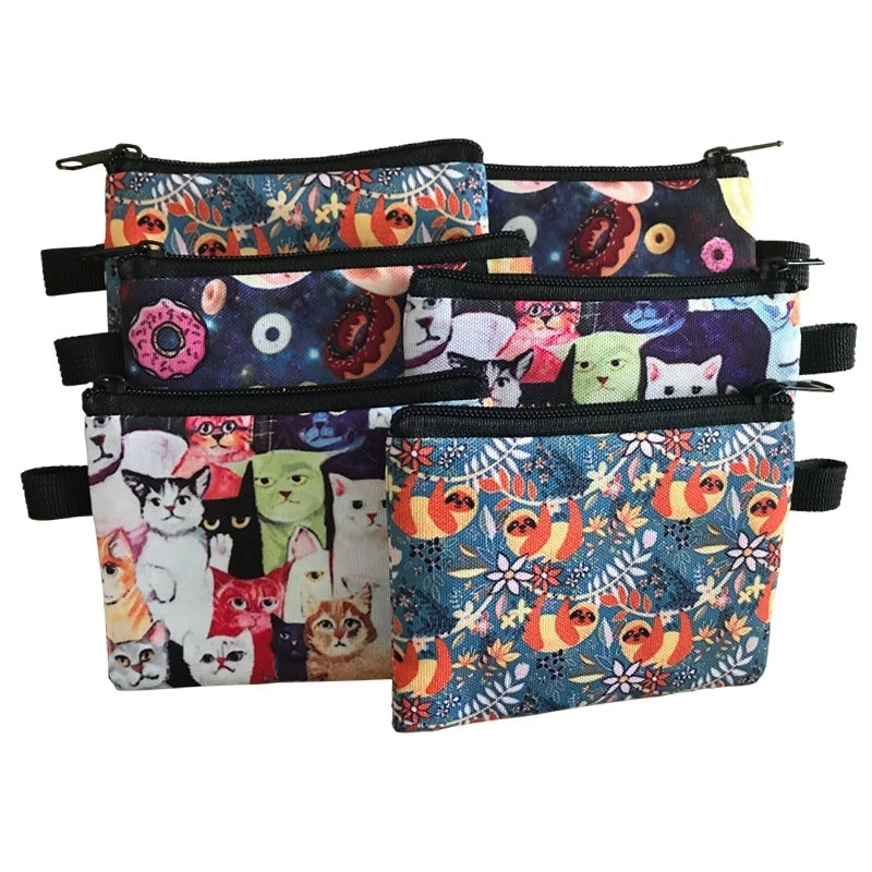 National Flag Print Coin Purses Bags