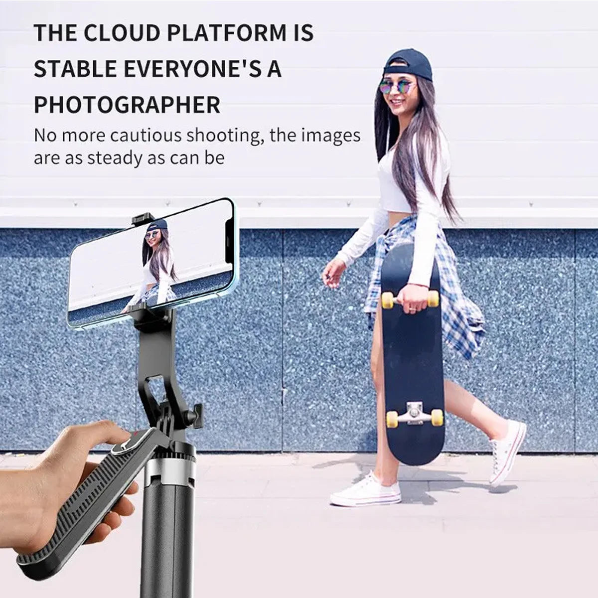 Xiaomi 180CM Selfie Stick Tripod  360 Rotation Portable Foldable Cell Phone Tripod Stand Stabilizer for Travel Video Photograph