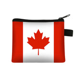 National Flag Print Coin Purses Bags