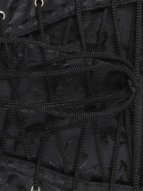 Women Hourglass Waist Cincher 4 Metal Buttons Corset 24 Steel Bones Trimmer Belt Tight Compression Belly Control Body Shaper
