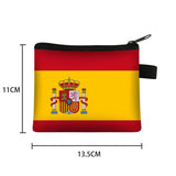 National Flag Print Coin Purses Bags