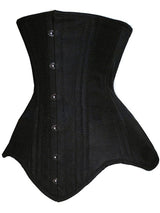 Women Cotton Double Steel Boned Waist Cincher With Crotch Wrap Court Corset Trimmer Belt Adjustable Tummy Tuck Girdle  Belly Con