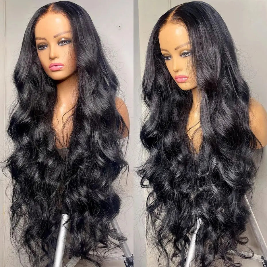 Transparent 13x6 Malaysian Body Wave Lace Front Wig Pre Plucked 13x4 Lace Frontal Wig Human Hair Wigs For Women 4x4 Closure Wig