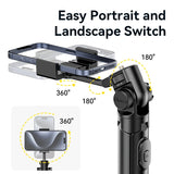 Ulanzi MT-70 Selfie Stick Tripod for phone photograph Livestreaming vlog with Remote Control 360° Rotation Portrait Landscape