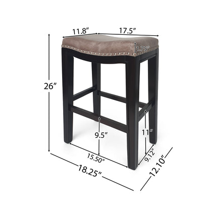 TIFFIN STUDDED COUNTER STOOL MP2 (set of 2)