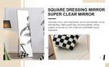The3rd generation packaging upgrade includes a light oak solid wood frame full length mirror, dressing mirror, bedroom entrance, decorative mirror, clothing store, and floor mounted mirror. 60" *17.3"