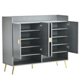 U-Can Shoe Cabinet with Doors, 11-Tier Storage  Entryway