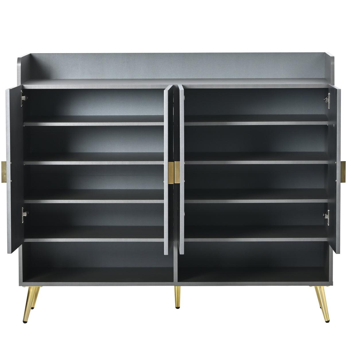 U-Can Shoe Cabinet with Doors, 11-Tier Storage  Entryway