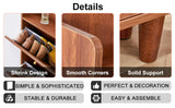 Japanese rattan shoe cabinet, bed top cabinet Brown