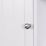 Wall Mount Medicine Cabinet with a Door, Wooden Bathroom Storage Cabinet with Adjustable Shelf