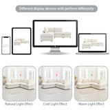 [VIDEO provided][New]93"Modern Sectional Sofa with Vertical Stripes,5-Seat Armless Couch Set with Convertible Ottomans,Various Combinations,L-Shape Indoor Furniture for Living Room,Apartment, 2 Colors