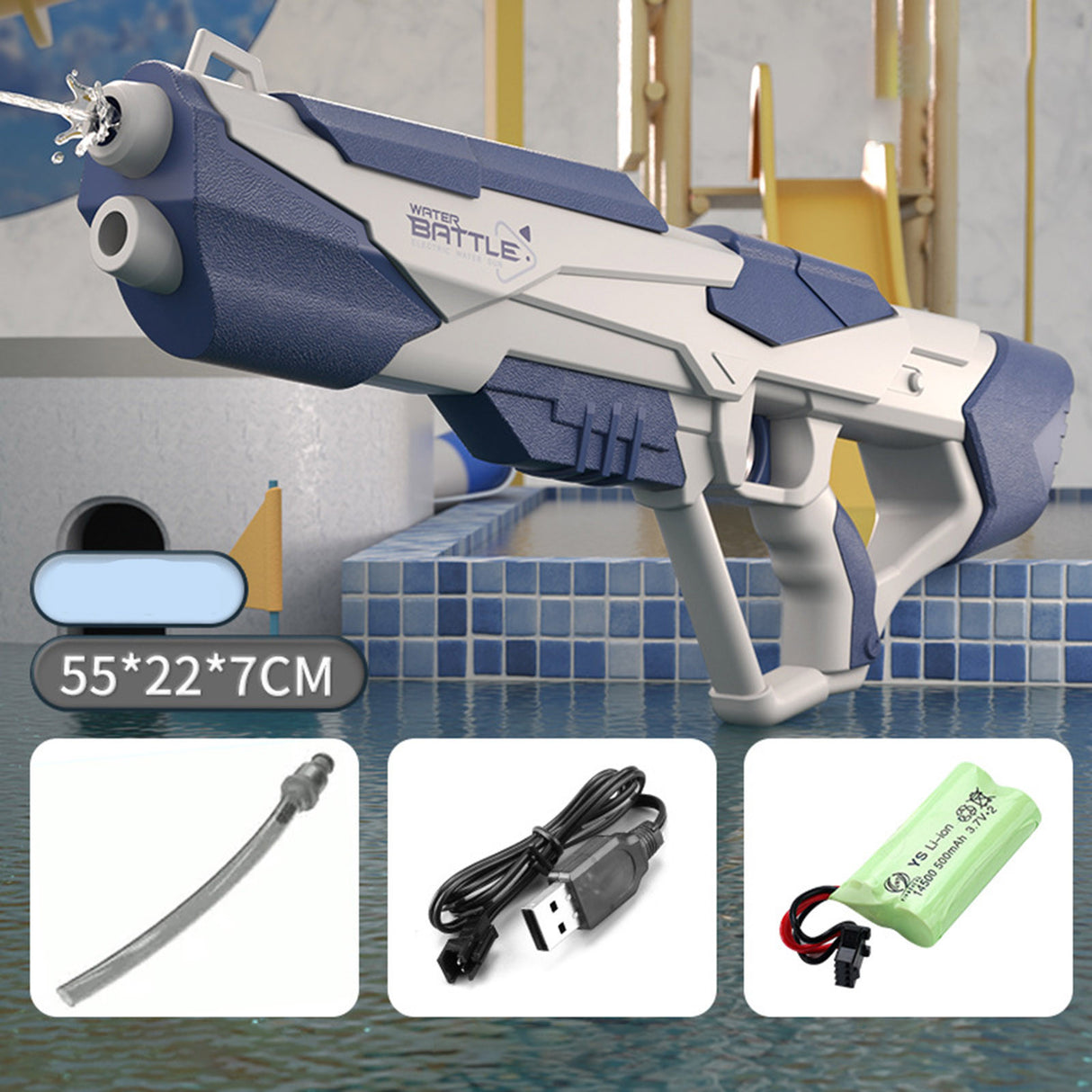 Toy Outdoor Space Water Gun Electric Automatic Water Absorption Water Fights