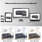 [VIDEO provided][New]95*66"Oversized Luxury Sectional Sofa with Bentwood Armrests,4 seat Upholstered Indoor Furniture with Double Cushions,L Shape Couch with Ottoman for Living Room,Apartment,3 Colors