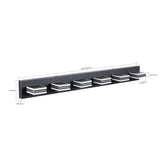 Modern 6-Light LED Vanity Light - Sleek Bathroom Wall Fixture, Iron & Acrylic, Dimmable & Energy-Efficient, Ideal for Mirror Lighting