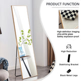 The3rd generation packaging upgrade includes a light oak solid wood frame full length mirror, dressing mirror, bedroom entrance, decorative mirror, clothing store, and floor mounted mirror. 60" *17.3"