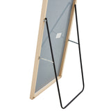 The3rd generation packaging upgrade includes a light oak solid wood frame full length mirror, dressing mirror, bedroom entrance, decorative mirror, clothing store, and floor mounted mirror. 60" *17.3"