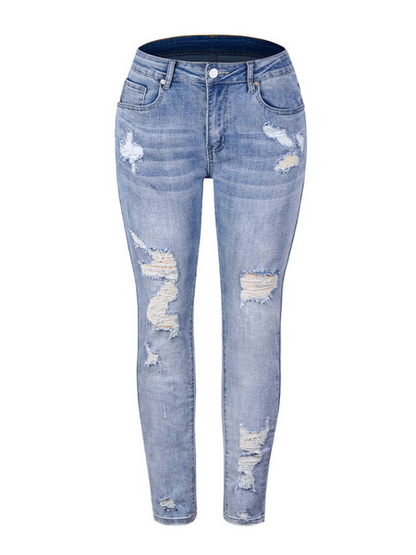 Distressed Slim-fit Jeans  HW5YPK3MND