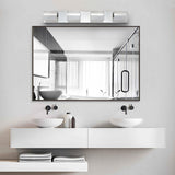 Modern Bathroom Vanity Lighting 4-Light LED Vanity Lights Over Mirror Bath Wall Lighting